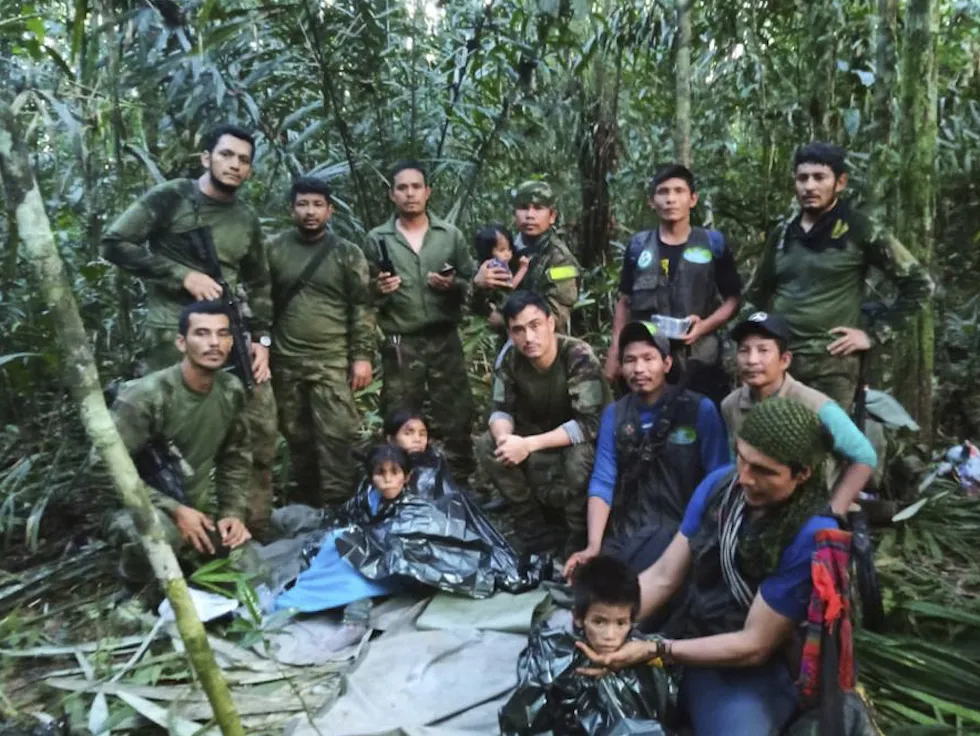 Ritrovati i 4 bambini dispersi nella foresta pluviale in Columbia