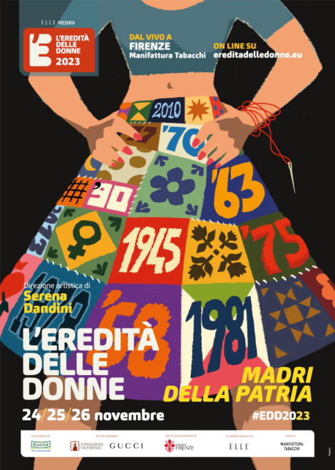 Firenze, torna il festival diretto da Serena Dandini ‘L’Eredità delle Donne 2023  Madri della Patria’