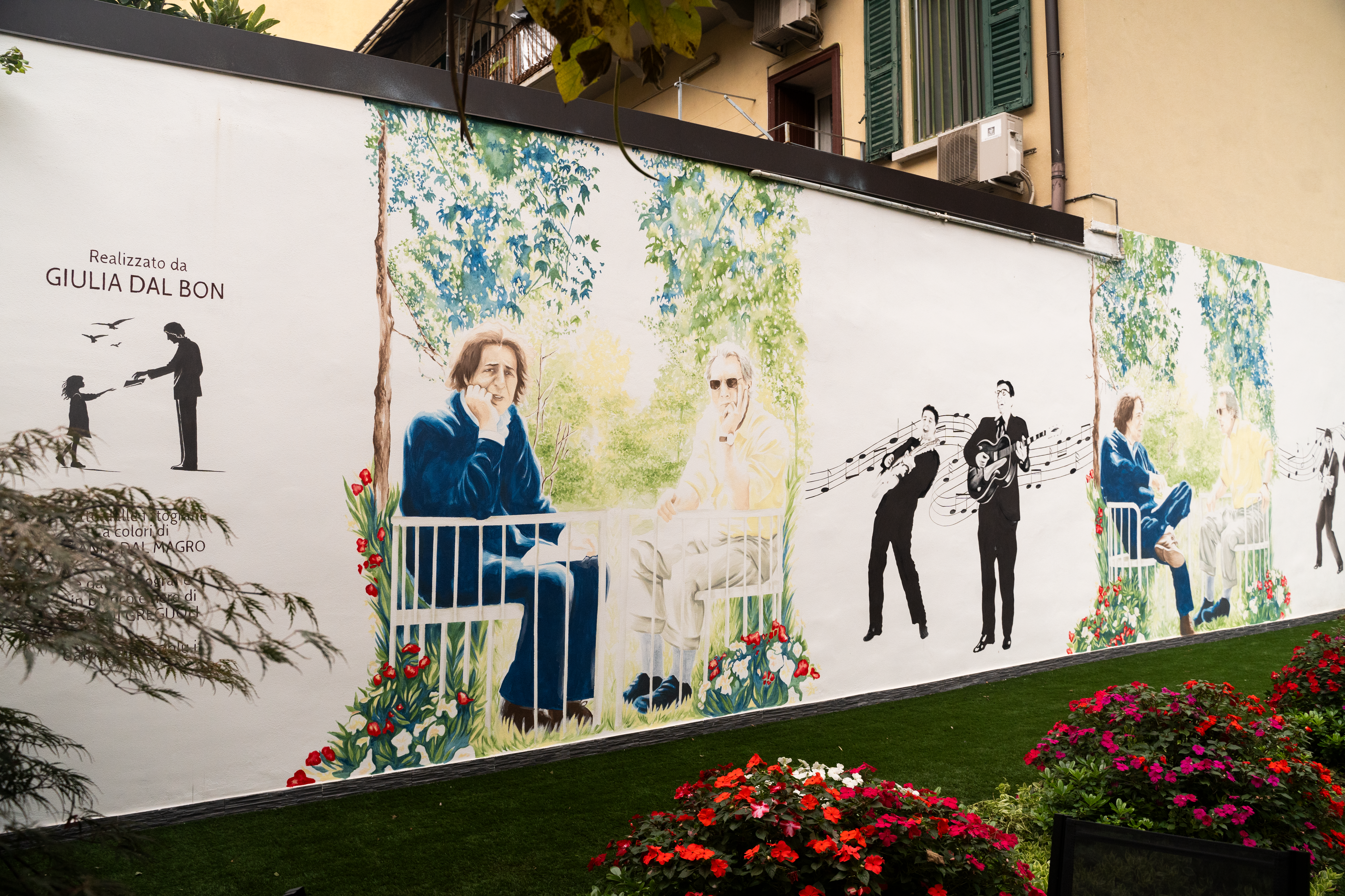 Milano, un’opera pittorica dedicata a Gaber e a Jannacci e alla canzone d’autore