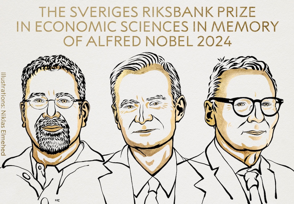 Premio Nobel per l’Economia 2024 a Acemoglu, Johnson e Robinson