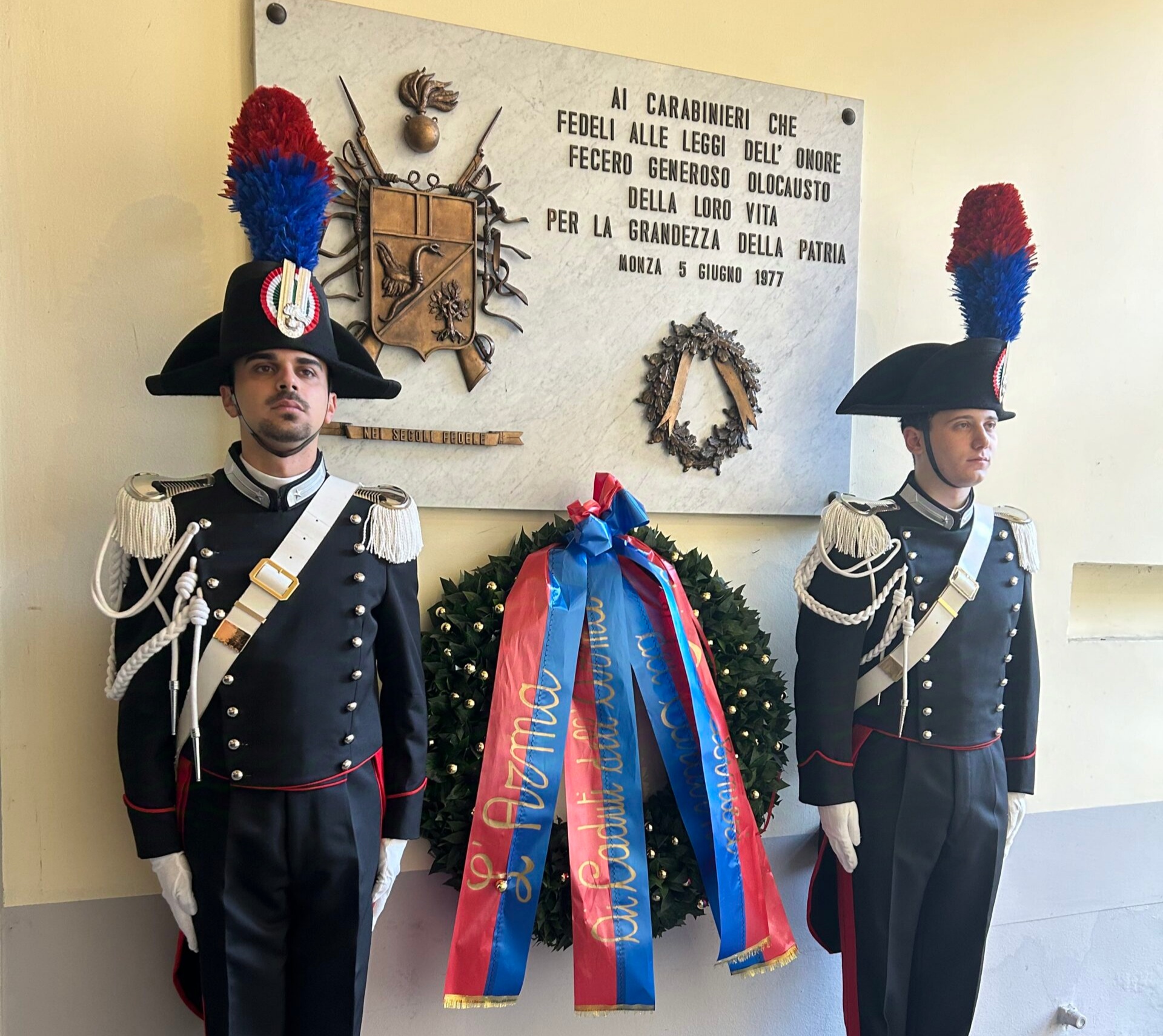 Comando Provinciale CC Monza, Cerimonia di Commemorazione dei Caduti 2 Novembre